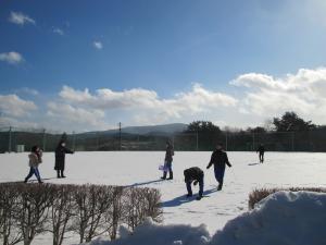 雪遊び１