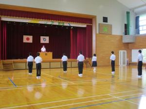 １学期終業式１