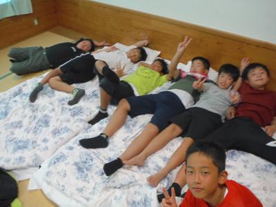 男子部屋の様子