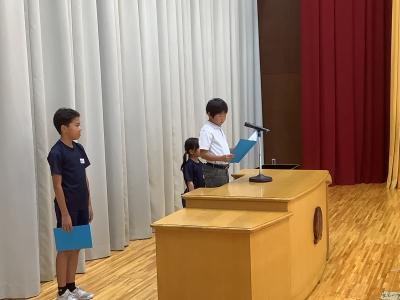 3年生の代表児童