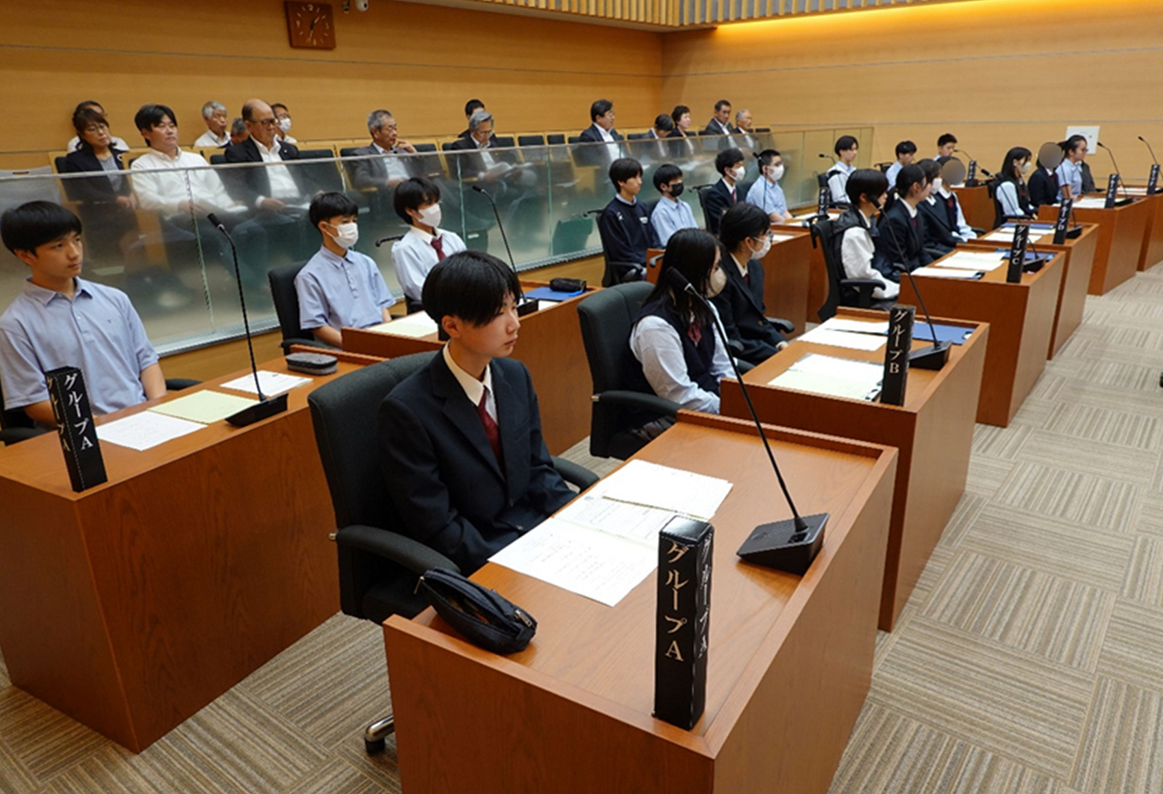 議場の様子
